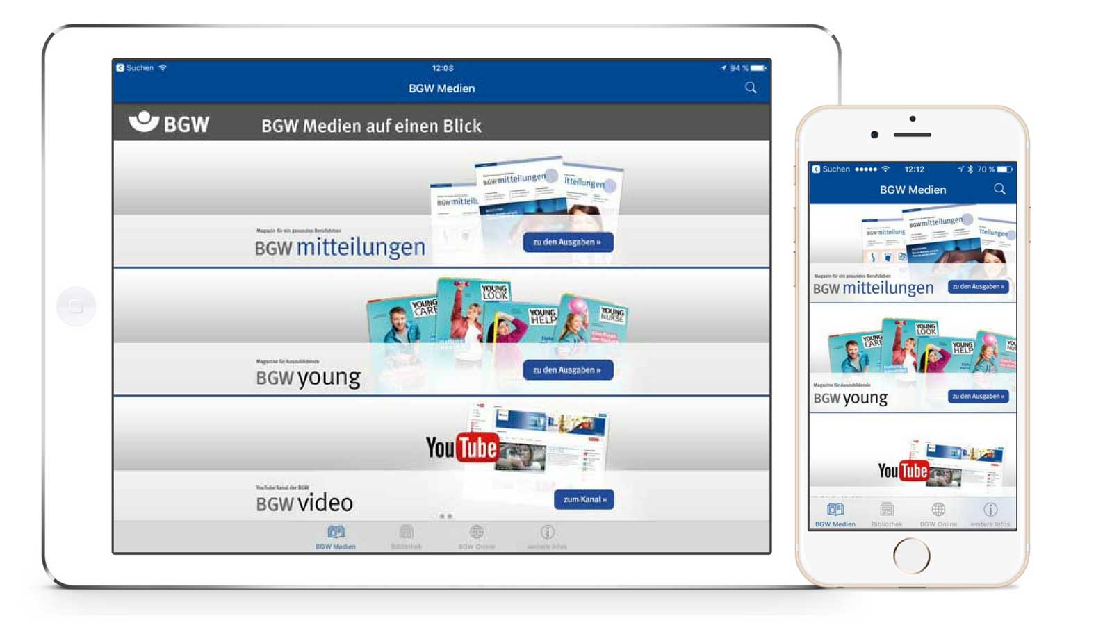 BGW Medien – Interaktive Magazin-App