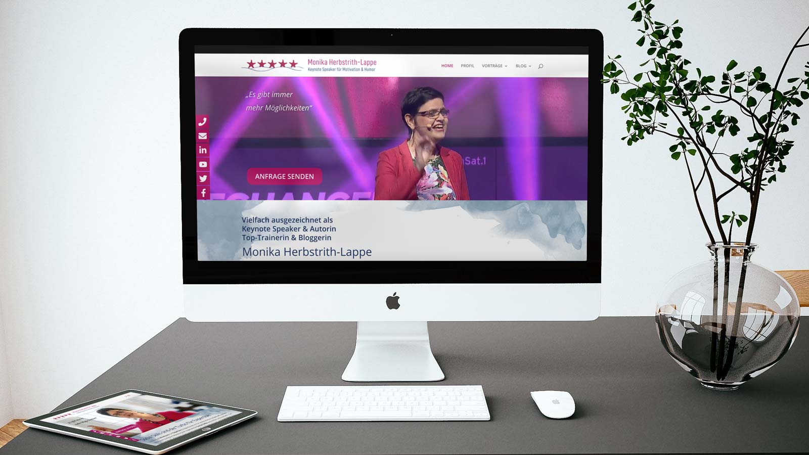 Website für Monika Herbstrith-Lappe